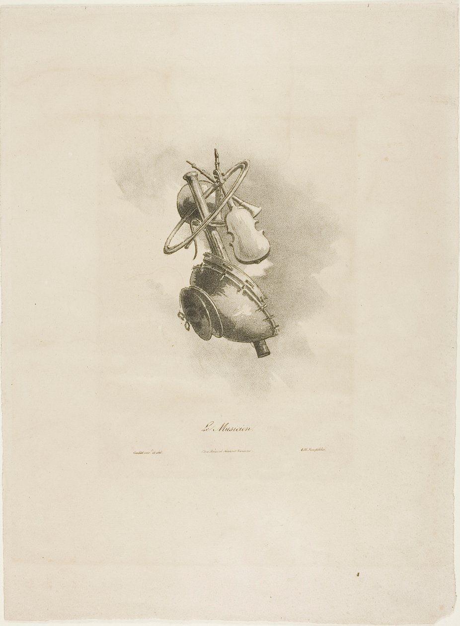 Hudebník z Arts et Métiers od Bernard Gaillot