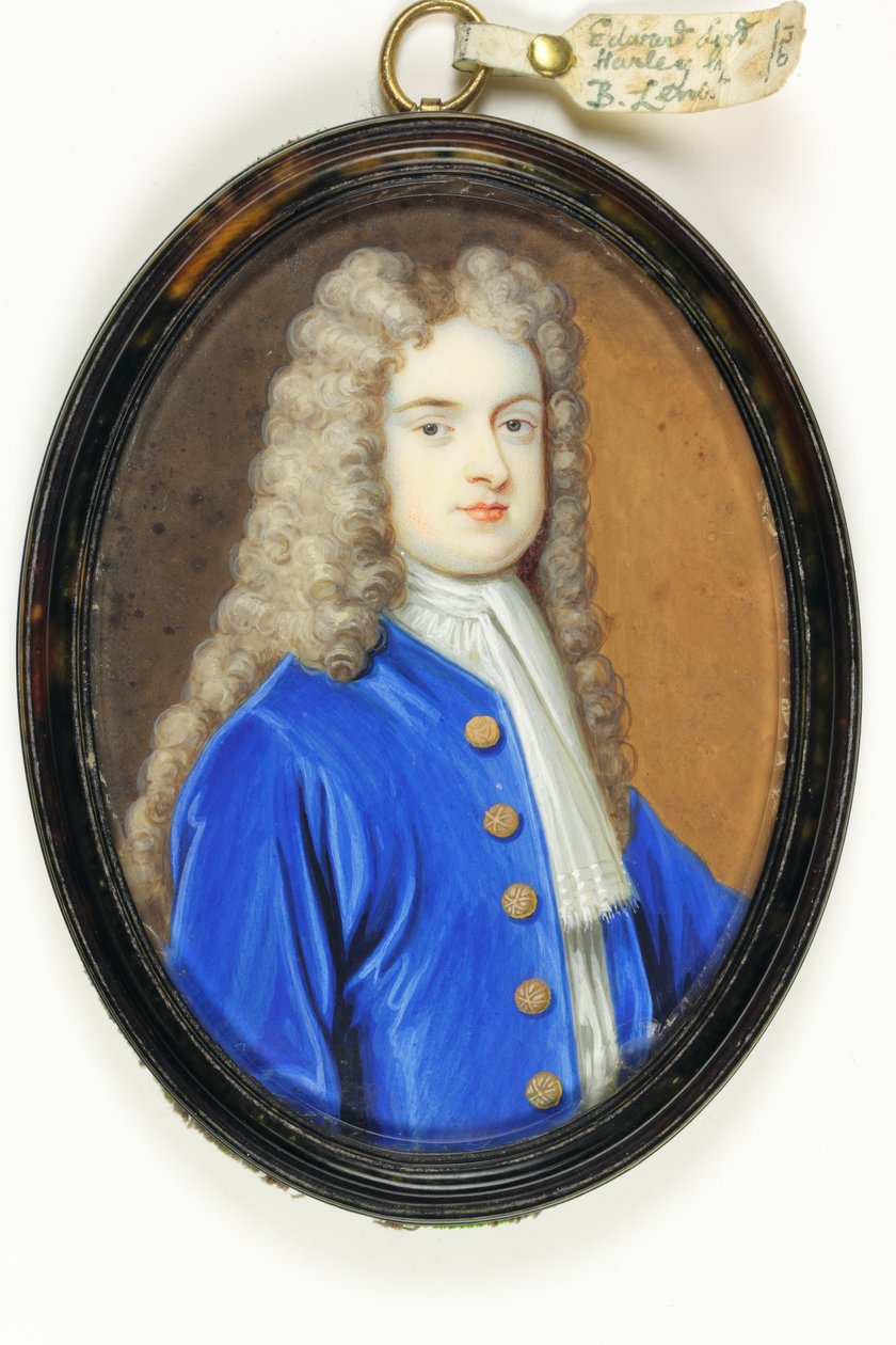 Edward Lord Harley (akvarel na pergamenu) od Bernard III Lens