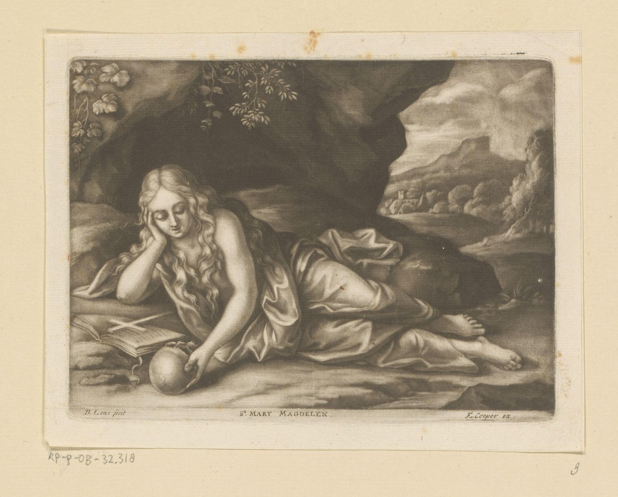 H. Marie Magdalena St Mary Magdalen (titul na předmětu) od Bernard Lens (II)