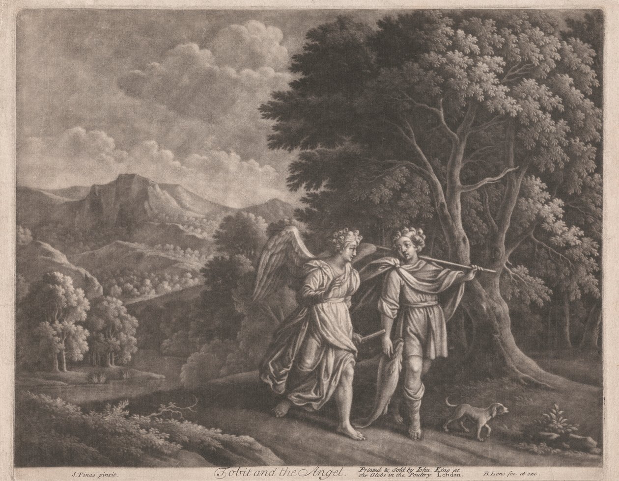 Tobit a anděl od Bernard Lens