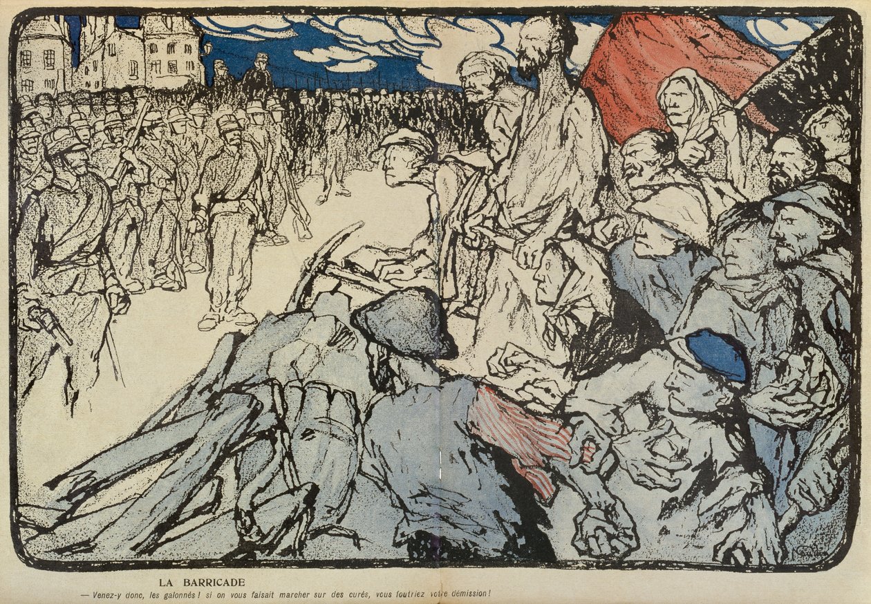 Barikáda, ilustrace z 