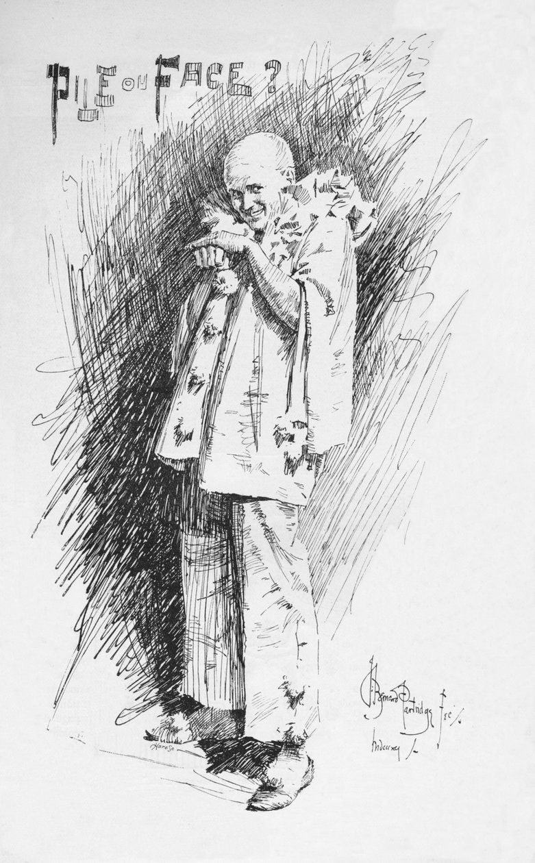Klaun skica, c1893, 1894 od Bernard Partridge