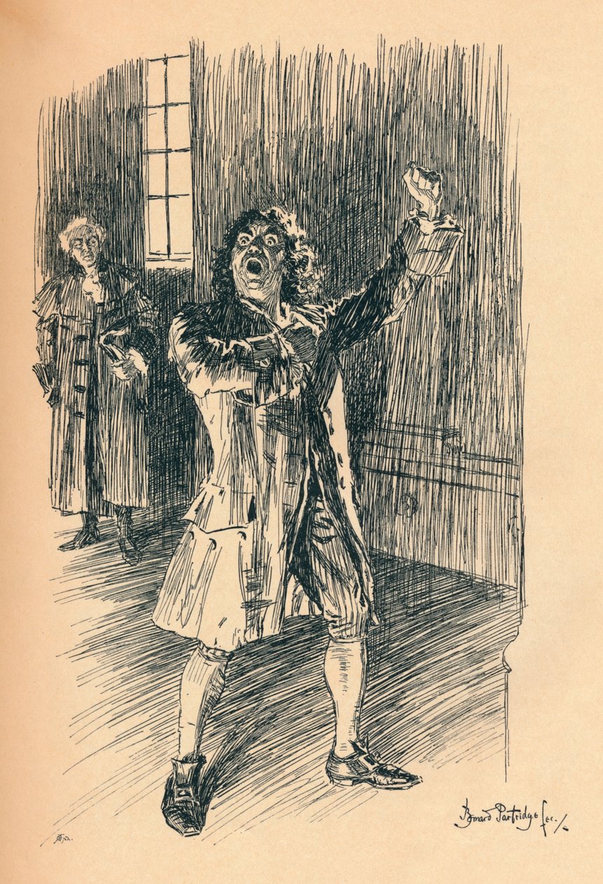 Herec, c1899 od Bernard Partridge