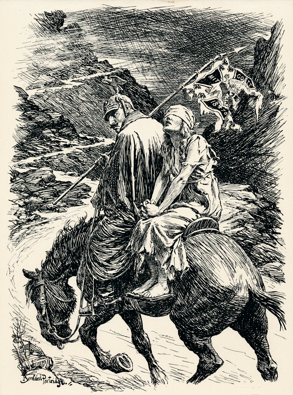 Cesta vítězství - etapa VI, c1920 od Bernard Partridge