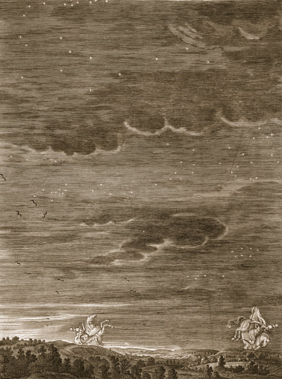 Castor a Pollux, 1731 od Bernard Picart