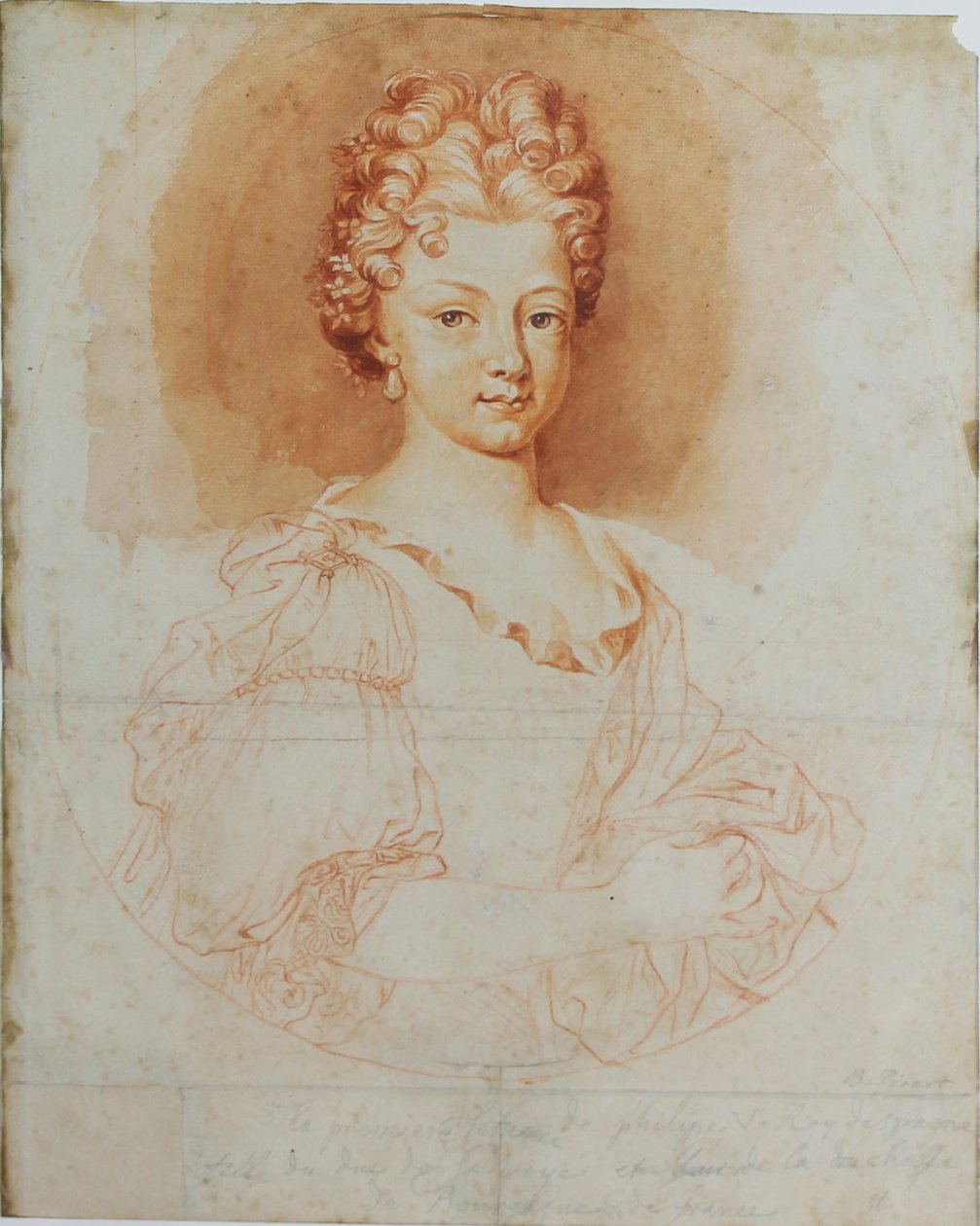 Marie Luisa Savojská od Bernard Picart