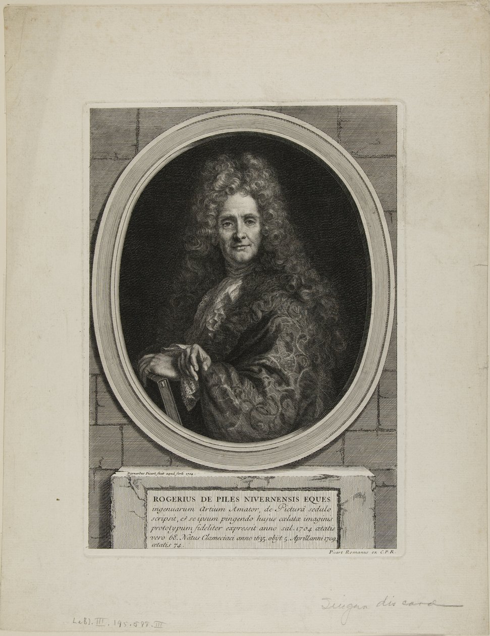 Roger de Piles od Bernard Picart
