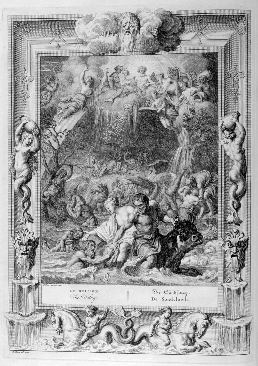 Potopa, 1733 od Bernard Picart