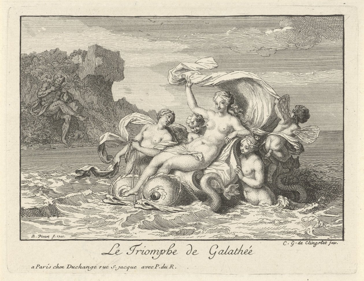 Triomf van Galatea Triumf Galathea (název na předmětu) od Bernard Picart