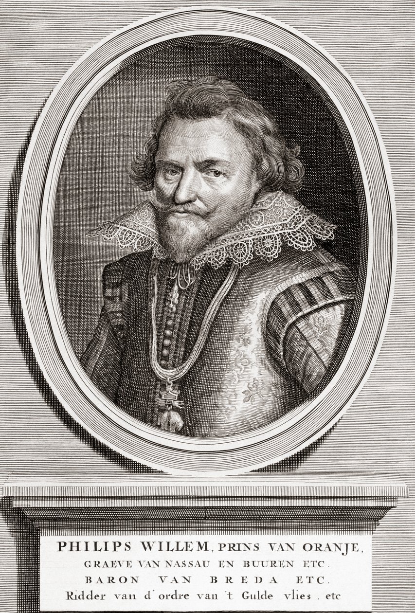portrét Philipa Williama, prince Oranžského (1554-1618) od Bernard Picart