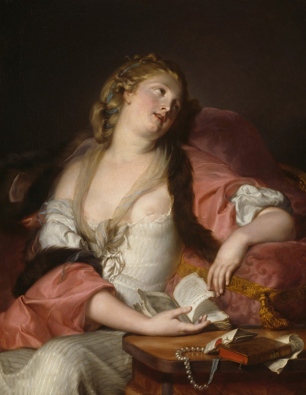 Lady Reading the Letters of Heloise and Abelard, c. 1780. od Bernard d