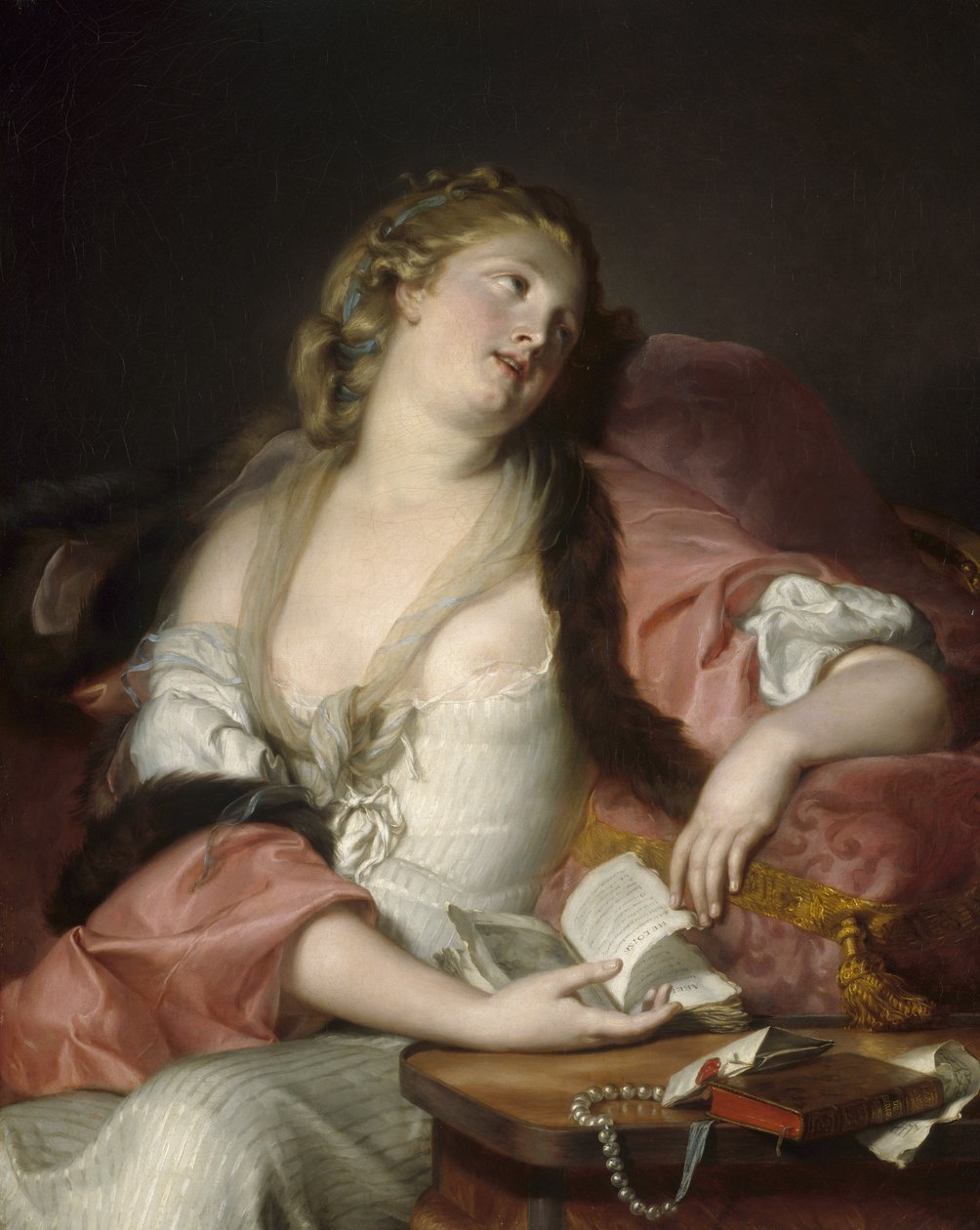 Lady Reading the Letters of Heloise and Abelard, c.1780 od Bernard d Agescy