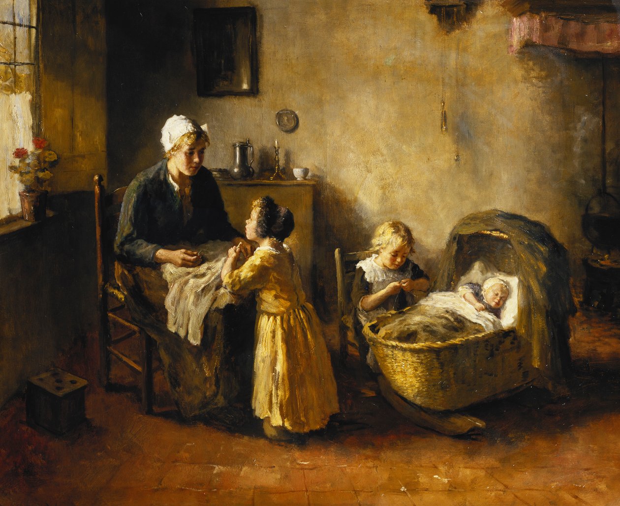 Malá rodinka od Bernard de Hoog