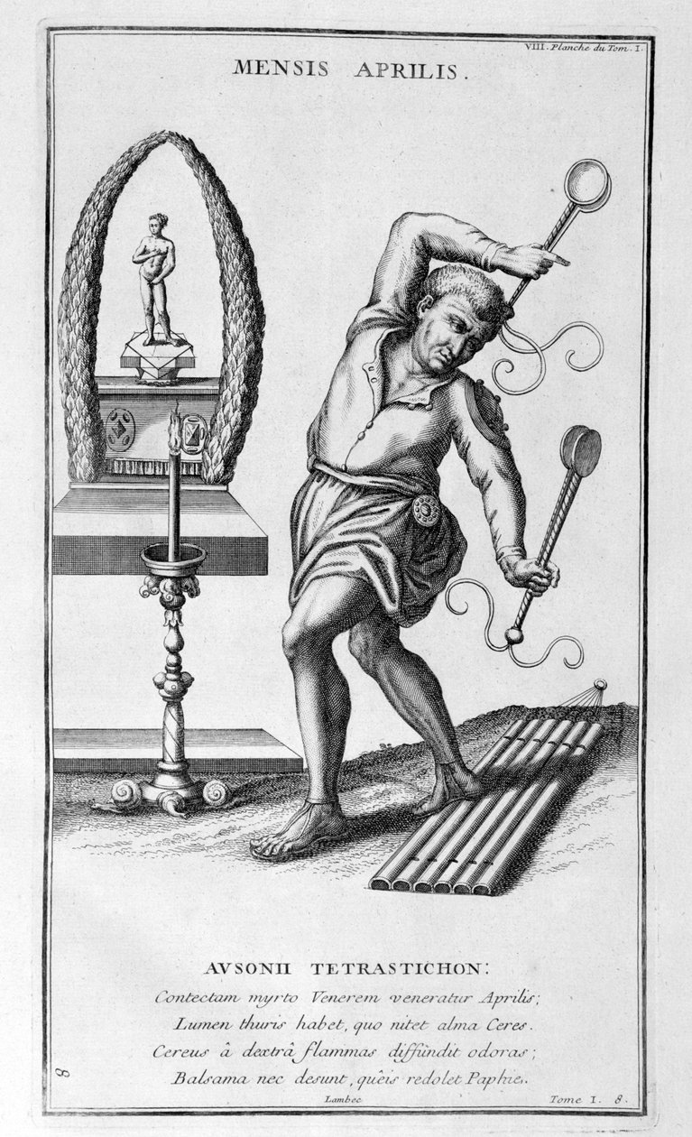 Reprezentace z dubna 1757. od Bernard de Montfaucon