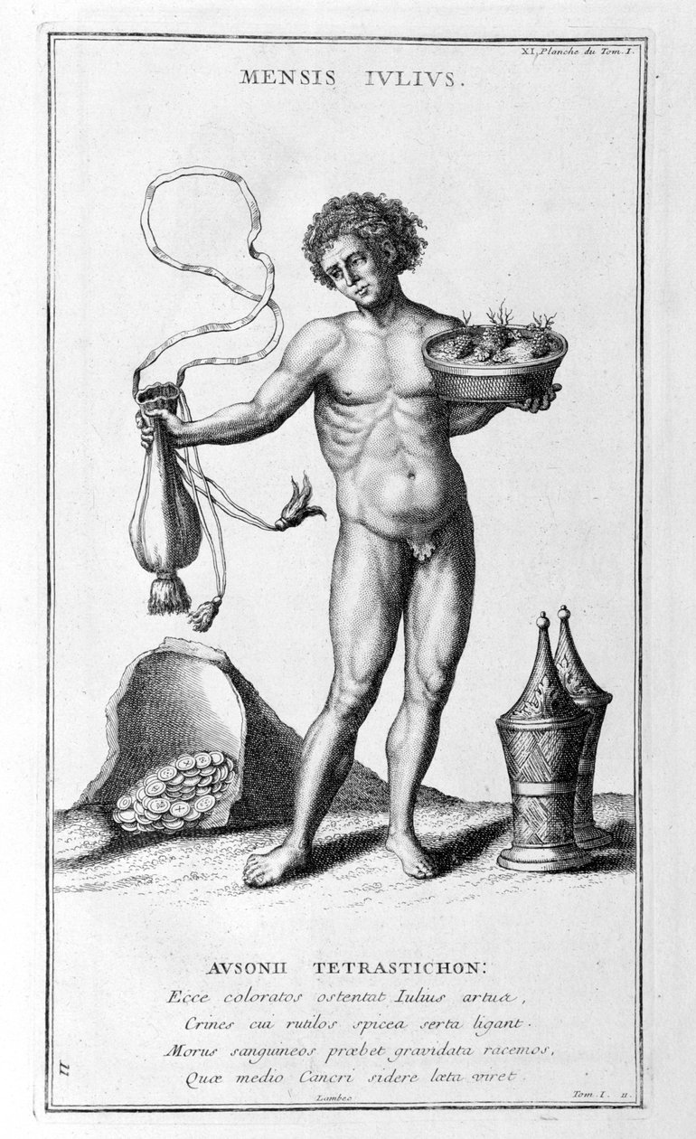 Reprezentace z července 1757. od Bernard de Montfaucon