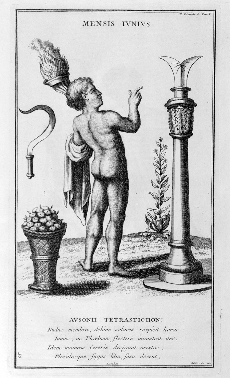 Reprezentace z června 1757. od Bernard de Montfaucon