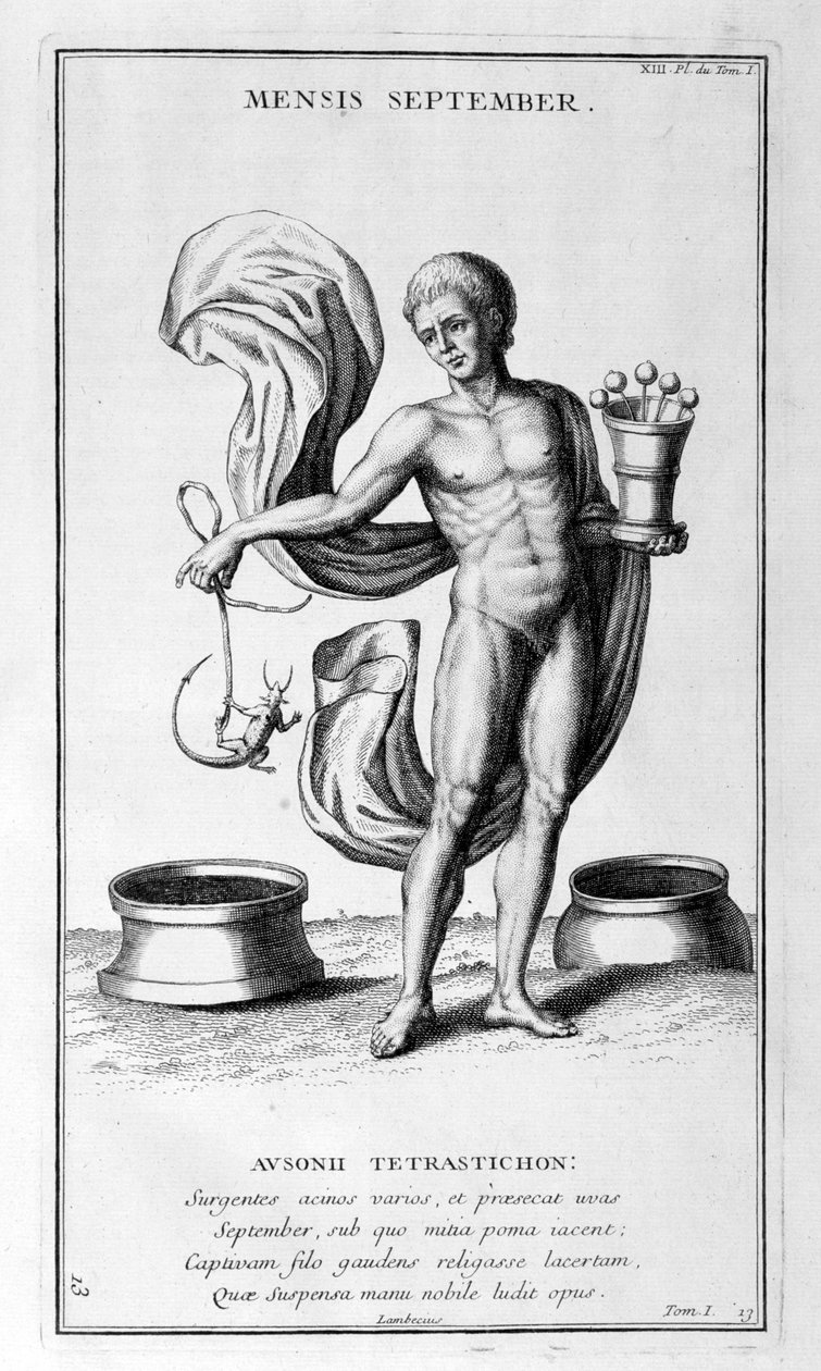 Reprezentace září 1757 od Bernard de Montfaucon