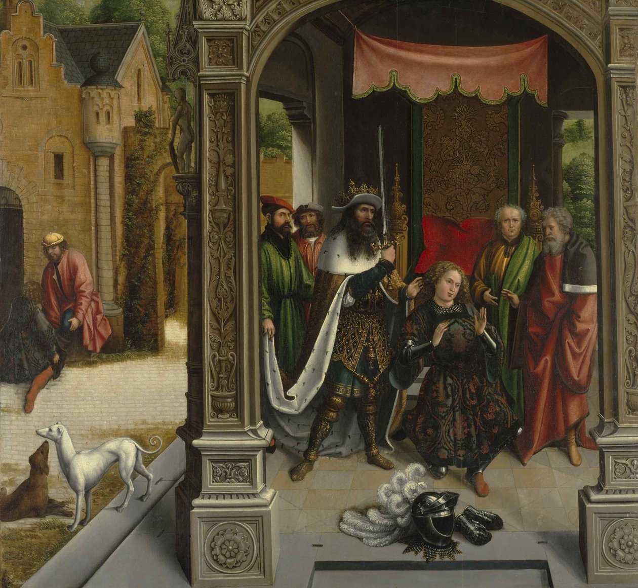 Rytířský řád svatého Martina císařem Konstantinem, cca 1514. od Bernard van Orley