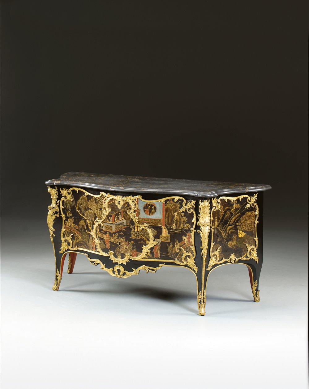Komoda Louis XV, kolem roku 1740 od Bernard van Risamburgh