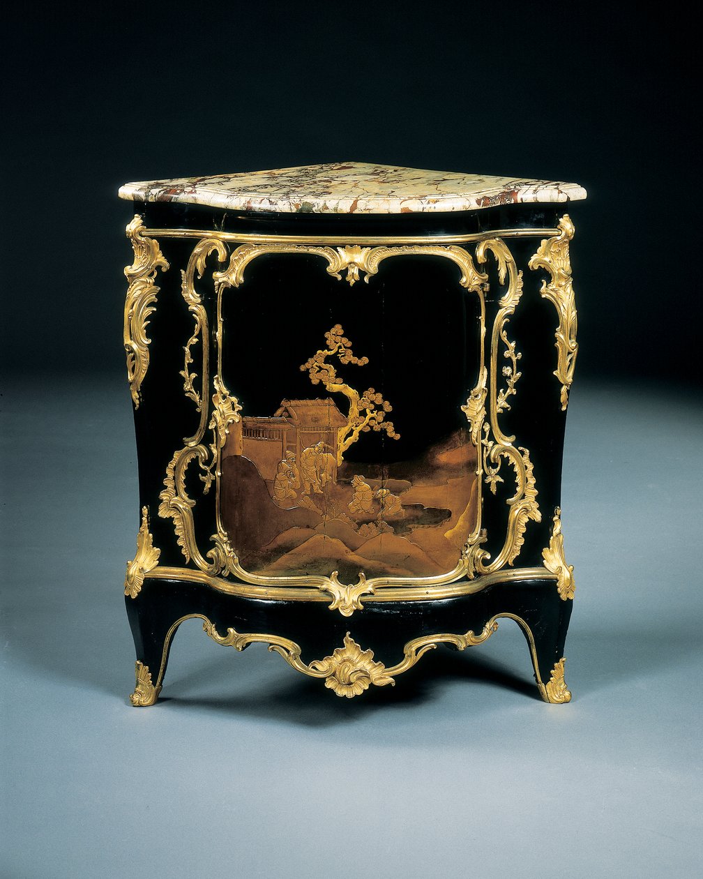 Jeden z dvojice příznaků Ludvíka XV., kolem roku 1750 od Bernard van Risenburgh II