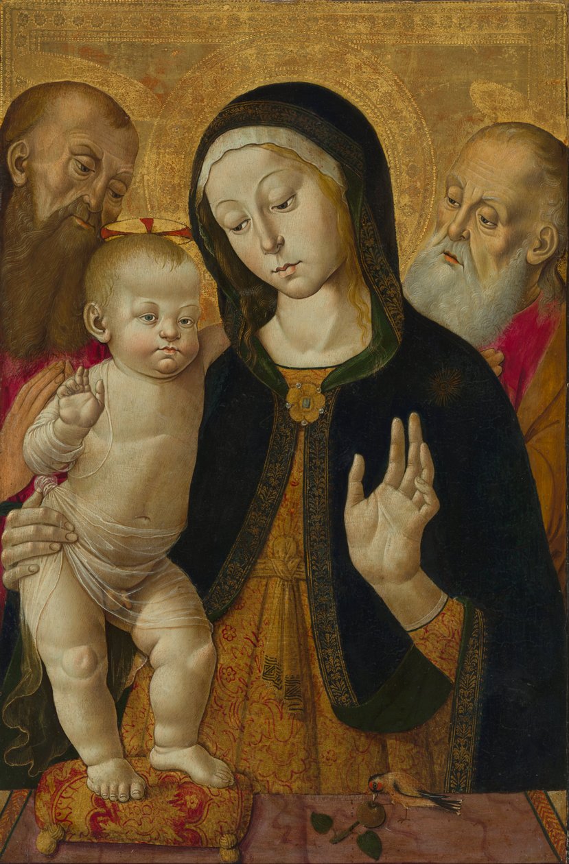 Madona s dítětem se dvěma svatými poustevníky od Bernardino Fungai