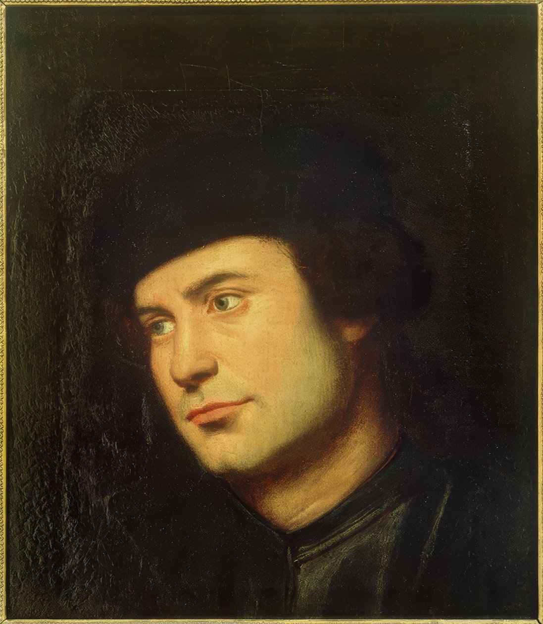 Muž s černou čepicí od Bernardino Licinio