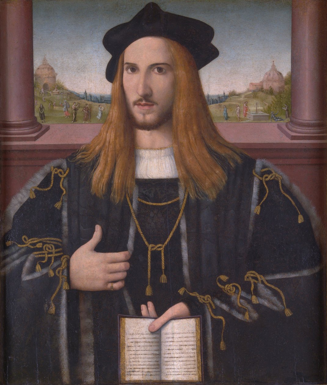 Portrét Alberta III Pia od Bernardino Loschi