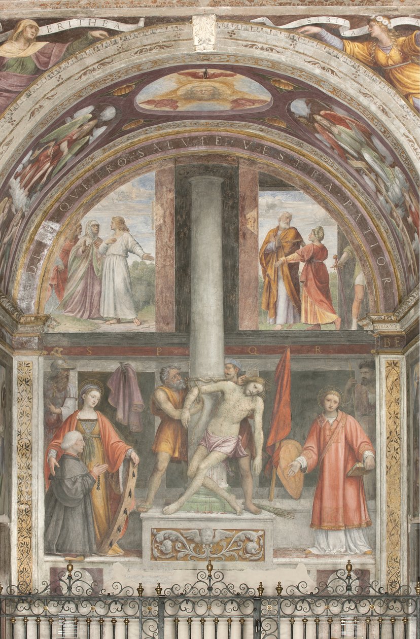 Svatá Kateřina a Ježíš Kristus od Bernardino Luini