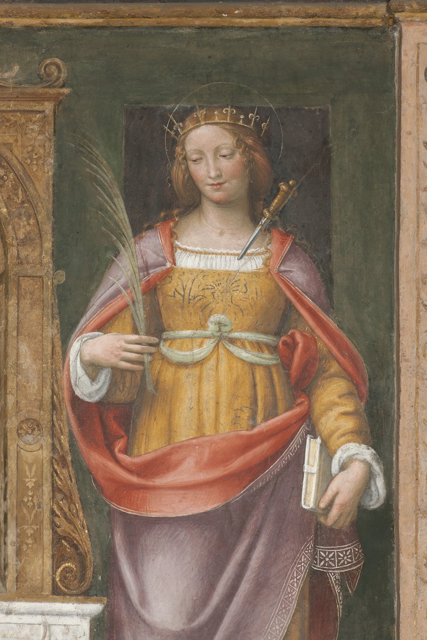 Svatá Justina od Bernardino Luini