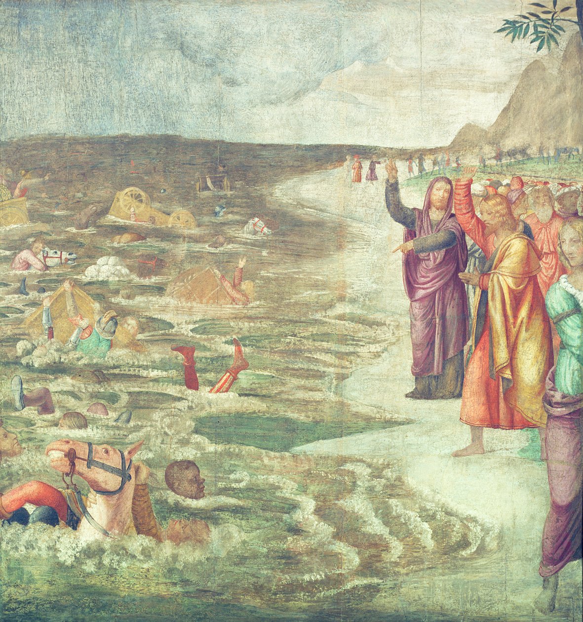 Přechod Rudého moře od Bernardino Luini