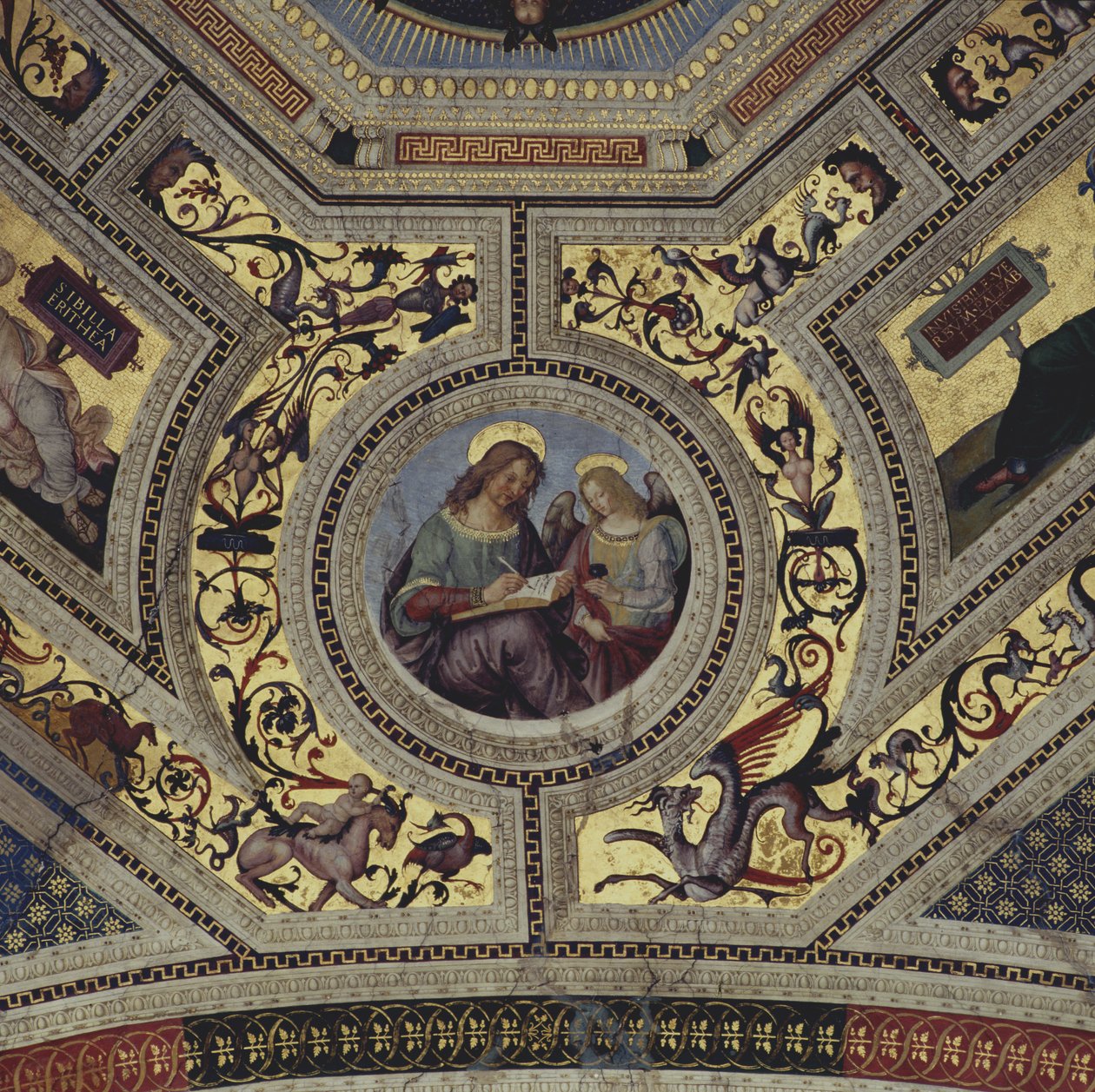 Klenba presbytáře, Santa Maria del Popolo, Řím, c.1484-92 od Bernardino di Betto Pinturicchio