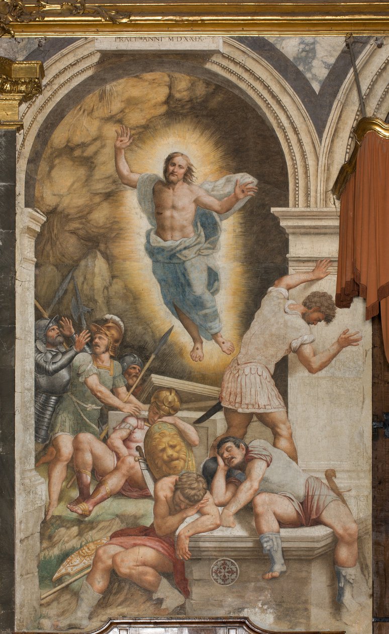 Counterfaccata, Bernardino Gatti, Vzkříšení 1529 od Bernardino Gatti