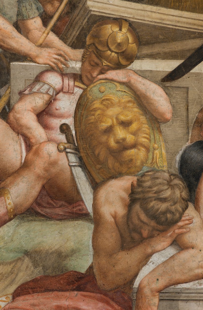 Counterfaccata, Bernardino Gatti, Vzkříšení 1529, Detail od Bernardino Gatti