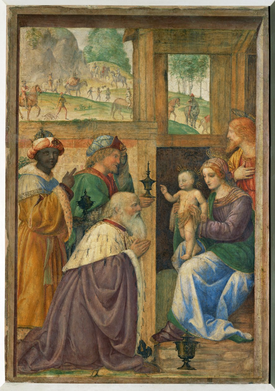 Adoration des rois - Klanění králů ... od Bernardino (attr. to) Luini
