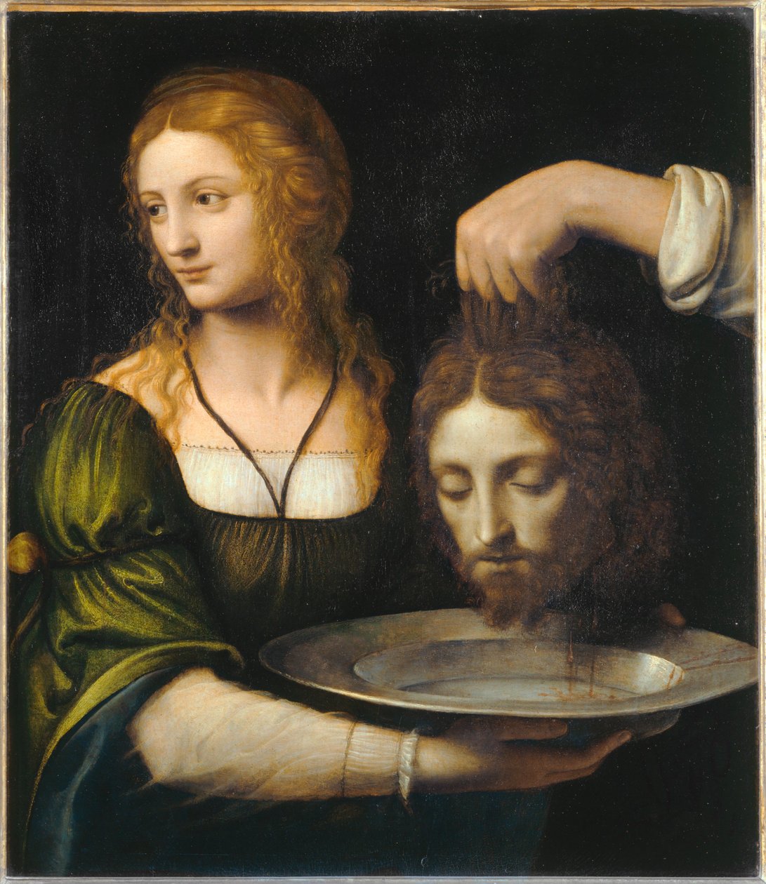 Salome přijímá hlavu svatého Jana Křtitele... od Bernardino (attr. to) Luini