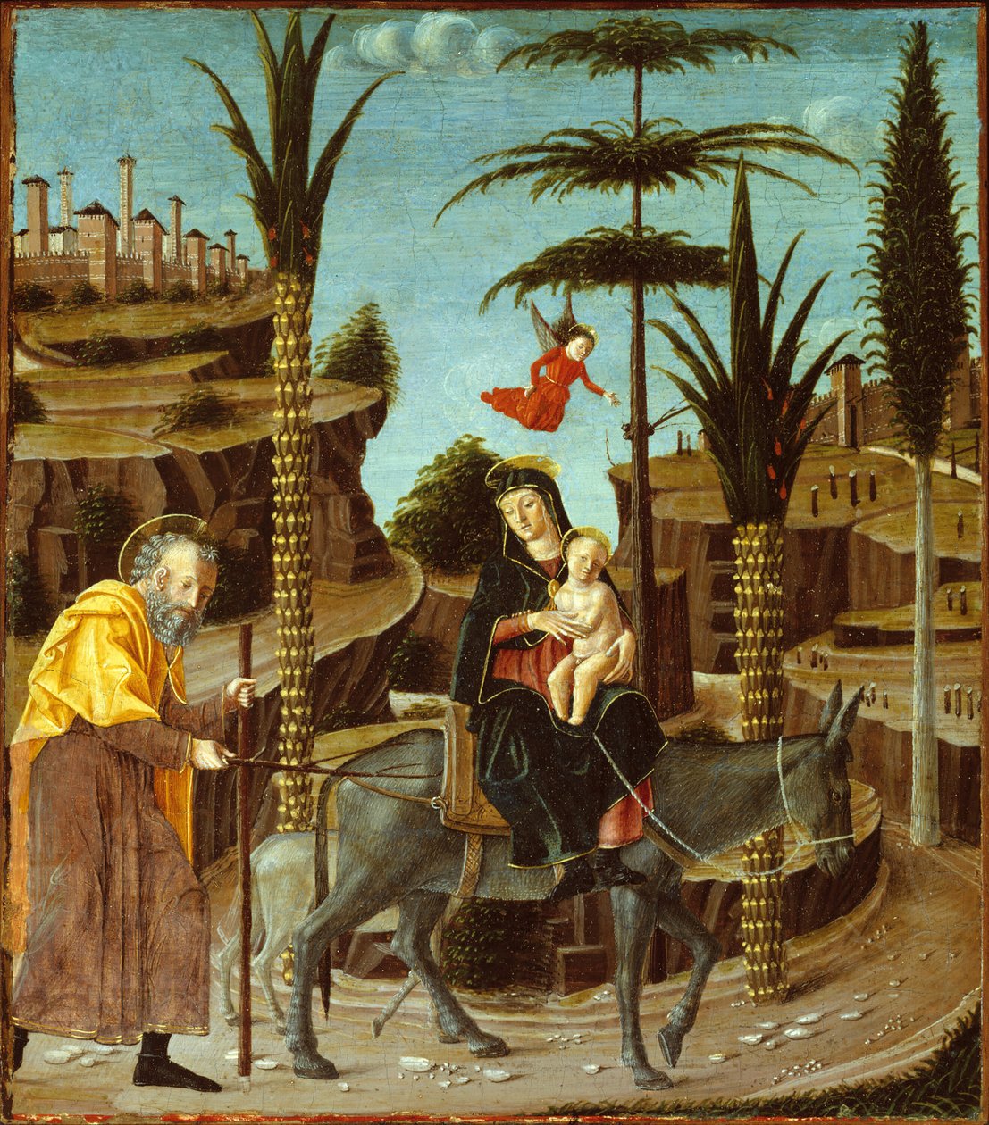 Útěk do Egypta, c. 1485. od Bernardino Butinone