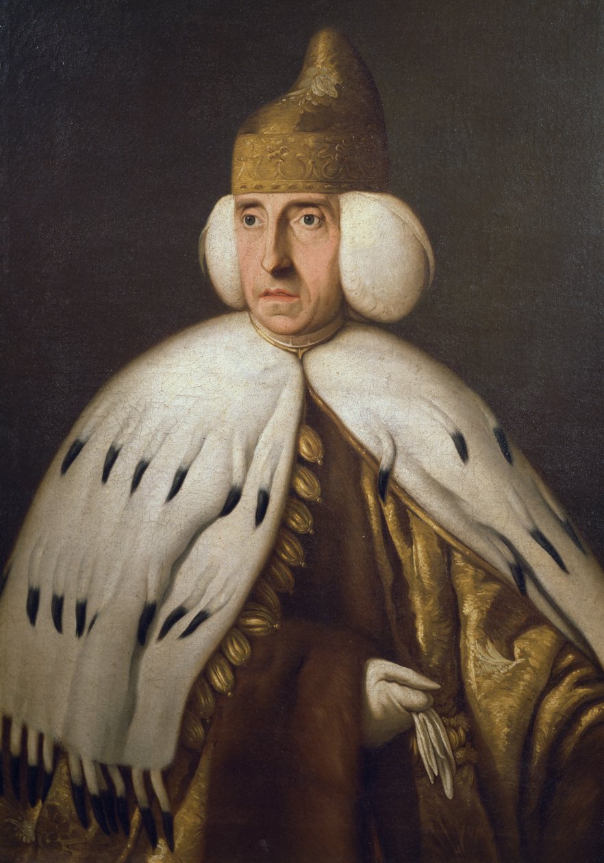 Portrét dóžete Ludovica Manina (1725-1802), obraz Bernardina Castelliho (1750-1810) od Bernardino Castelli