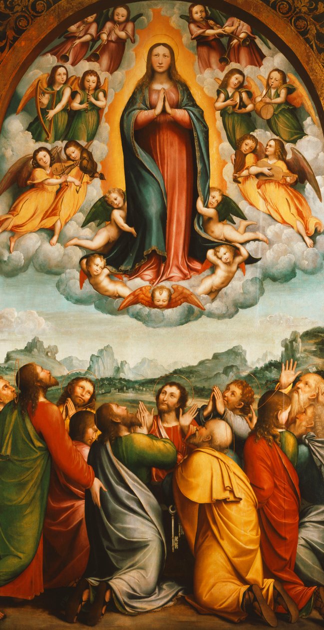 Nanebevzetí Panny Marie od Bernardino Ferrari
