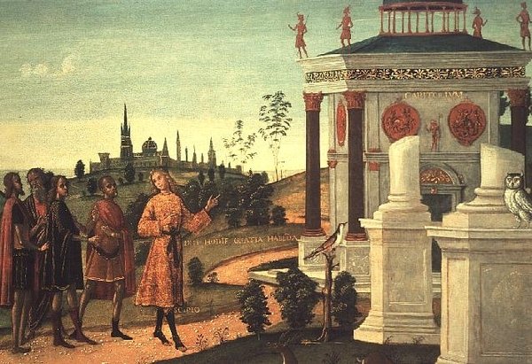 Scipio v exilu od Bernardino Fungai