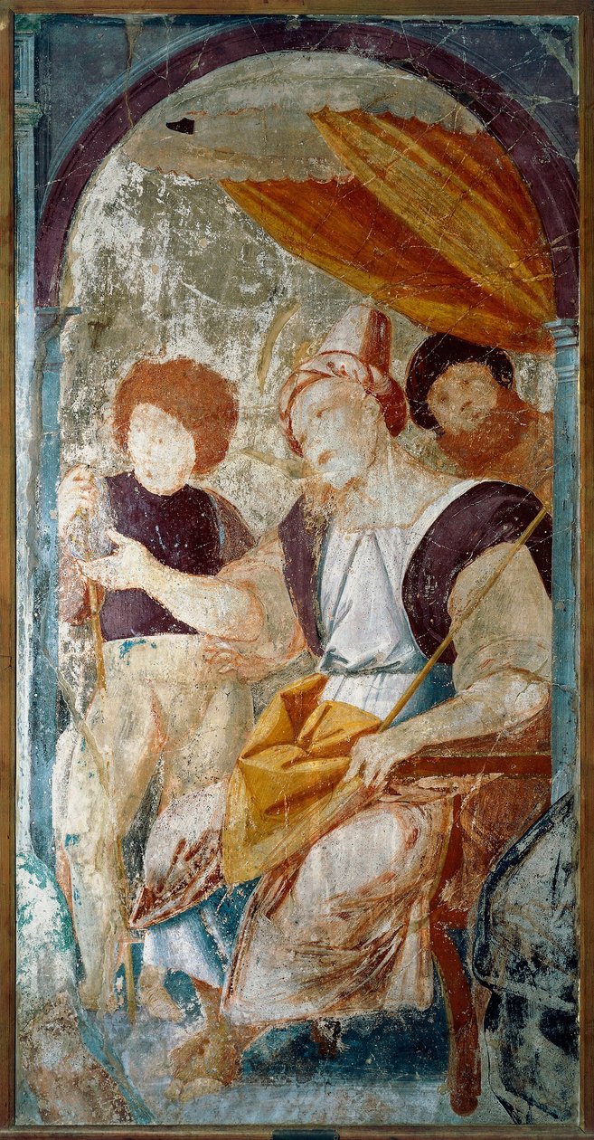Itálie, Varallo, obrazový fragment Bičování od Bernardino Lanino