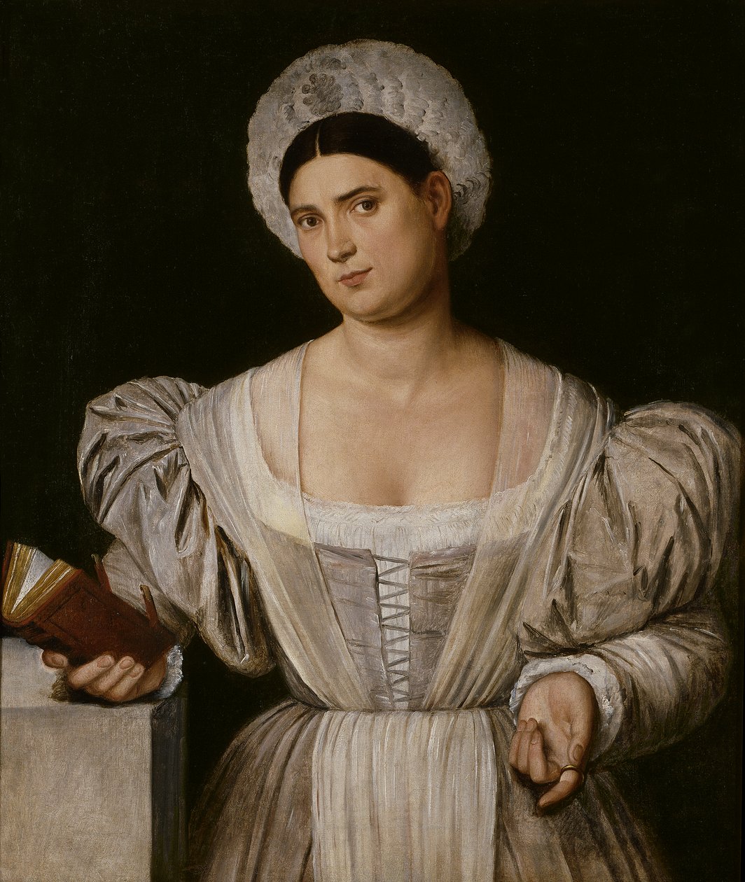 Portrét ženy (Agnese, malířova švagrová) od Bernardino Licinio