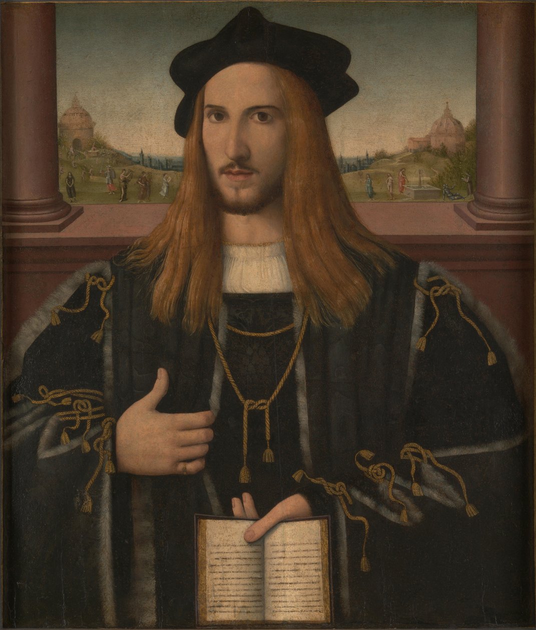 Portrét Alberta Pia, 1512 od Bernardino Loschi