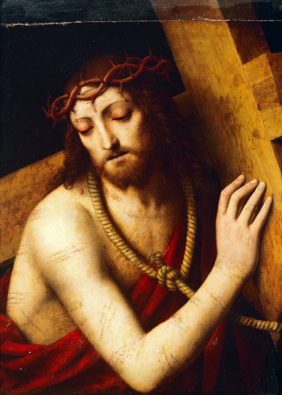 Kristus nesoucí kříž od Bernardina Luiniho (cca 1481-cca 1532) od Bernardino Luini