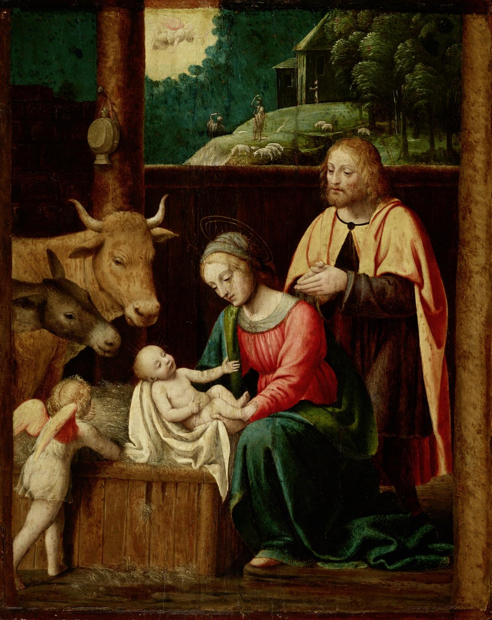 Narození Krista od Bernardino Luini