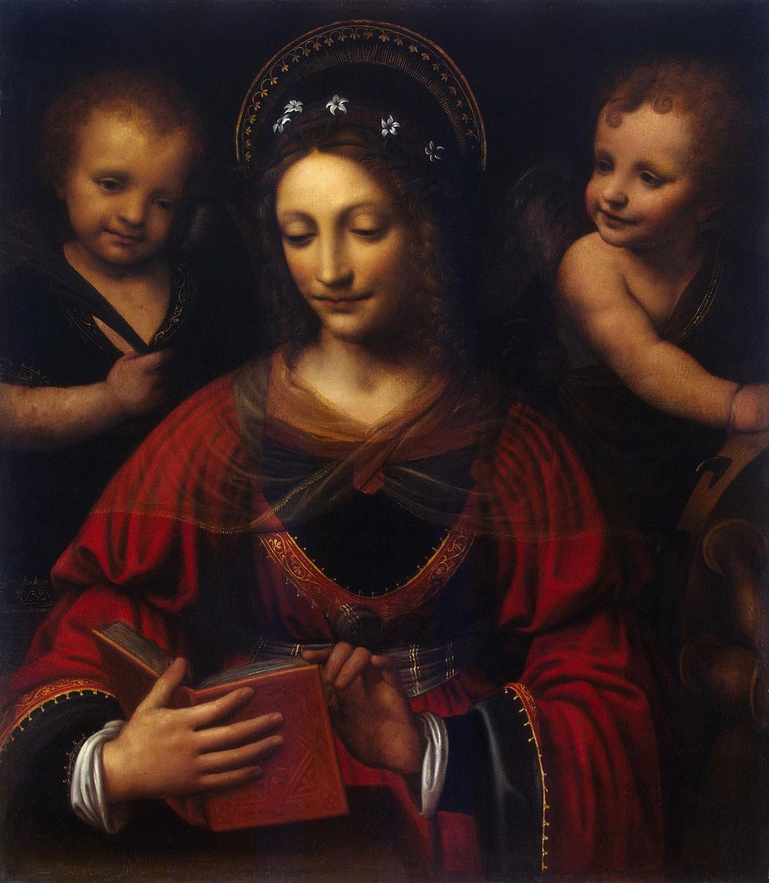Italsky: Santa Caterina St Catherine od Bernardino Luini