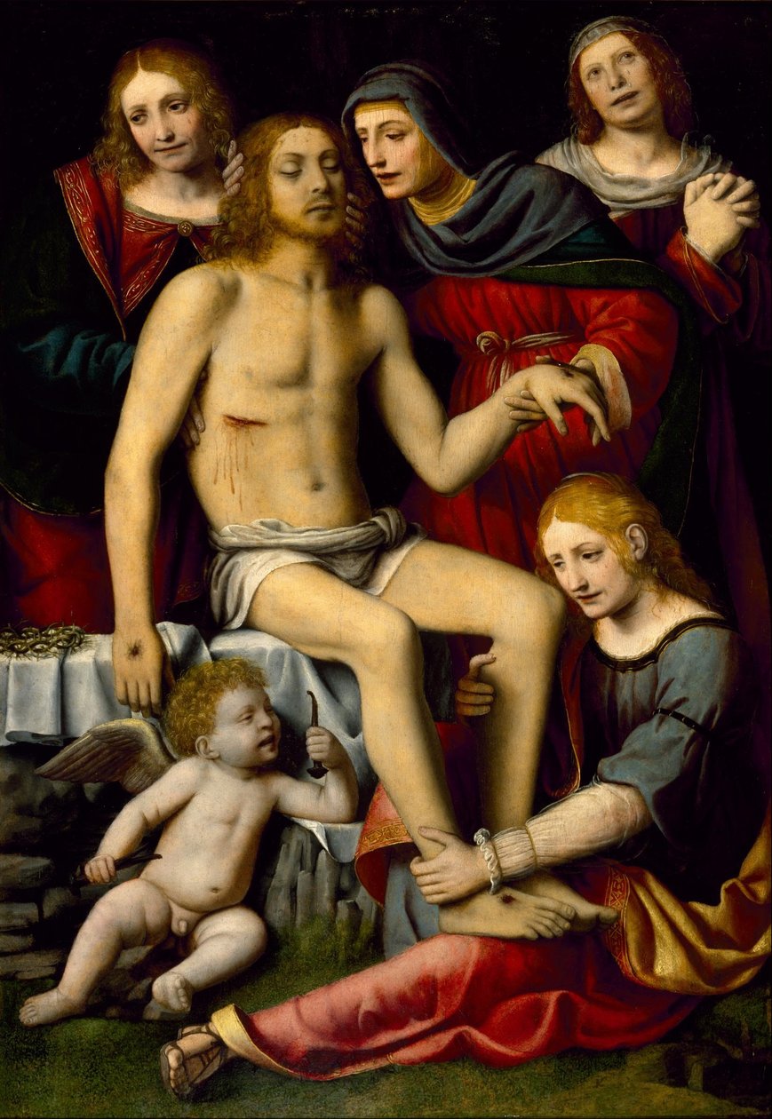 Pláč nad mrtvým Kristem od Bernardino Luini