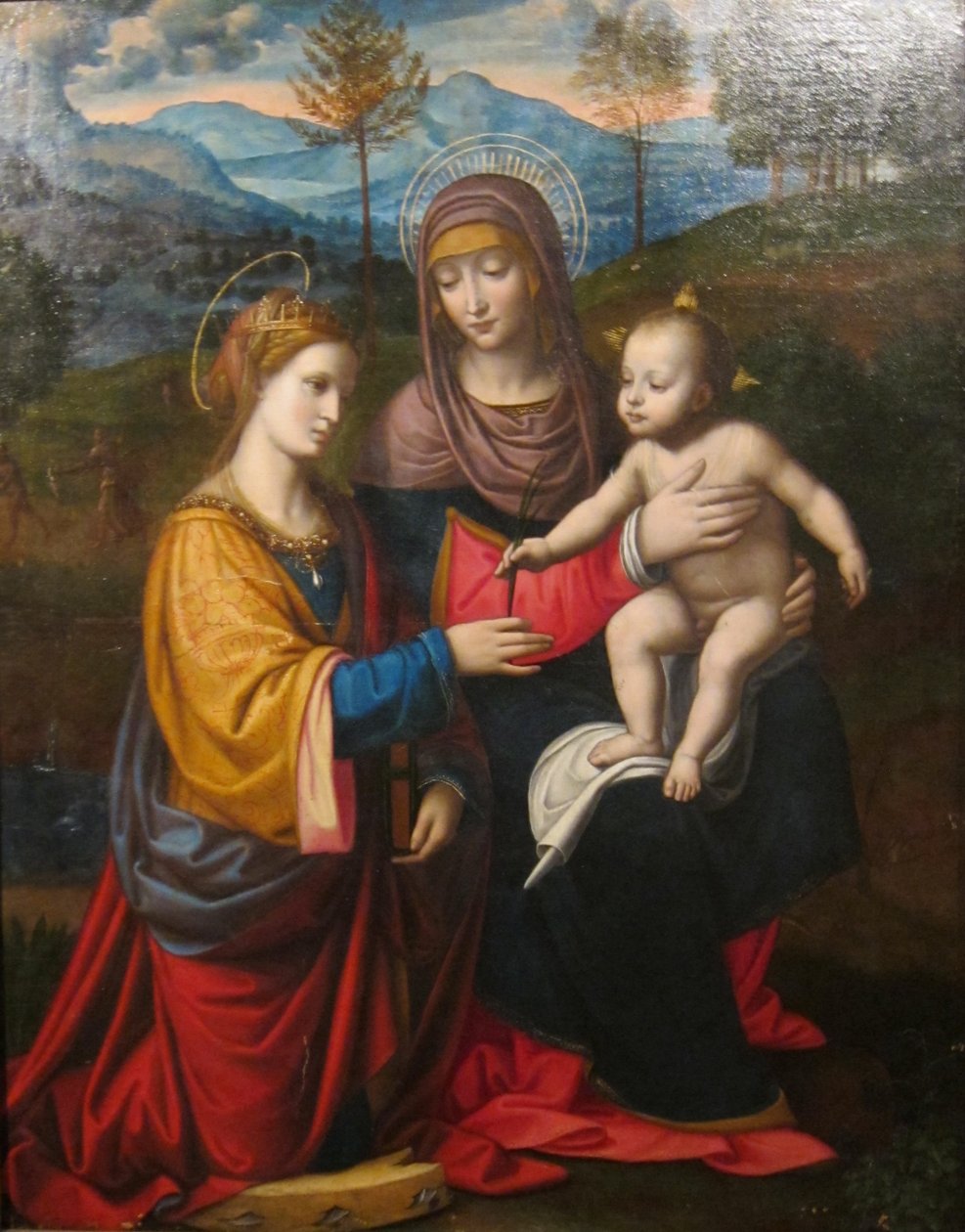 "Madona s dítětem a svatou Kateřinou Alexandrijskou" od Bernardina Luiniho, Cincinnati Art Museum od Bernardino Luini