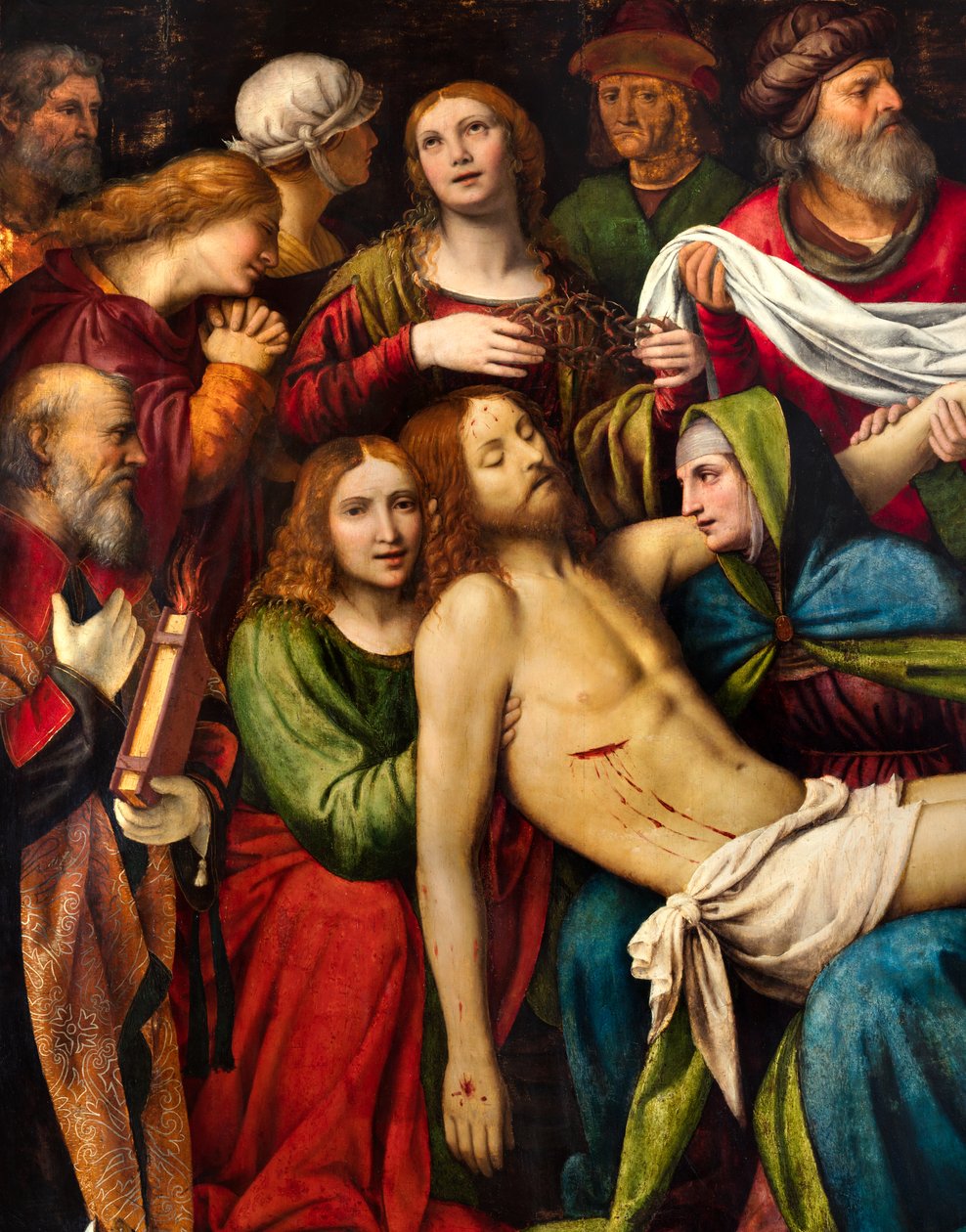 Milán, kostel San Giorgio al Palazzo, Bernardino Luini, depozice od Bernardino Luini