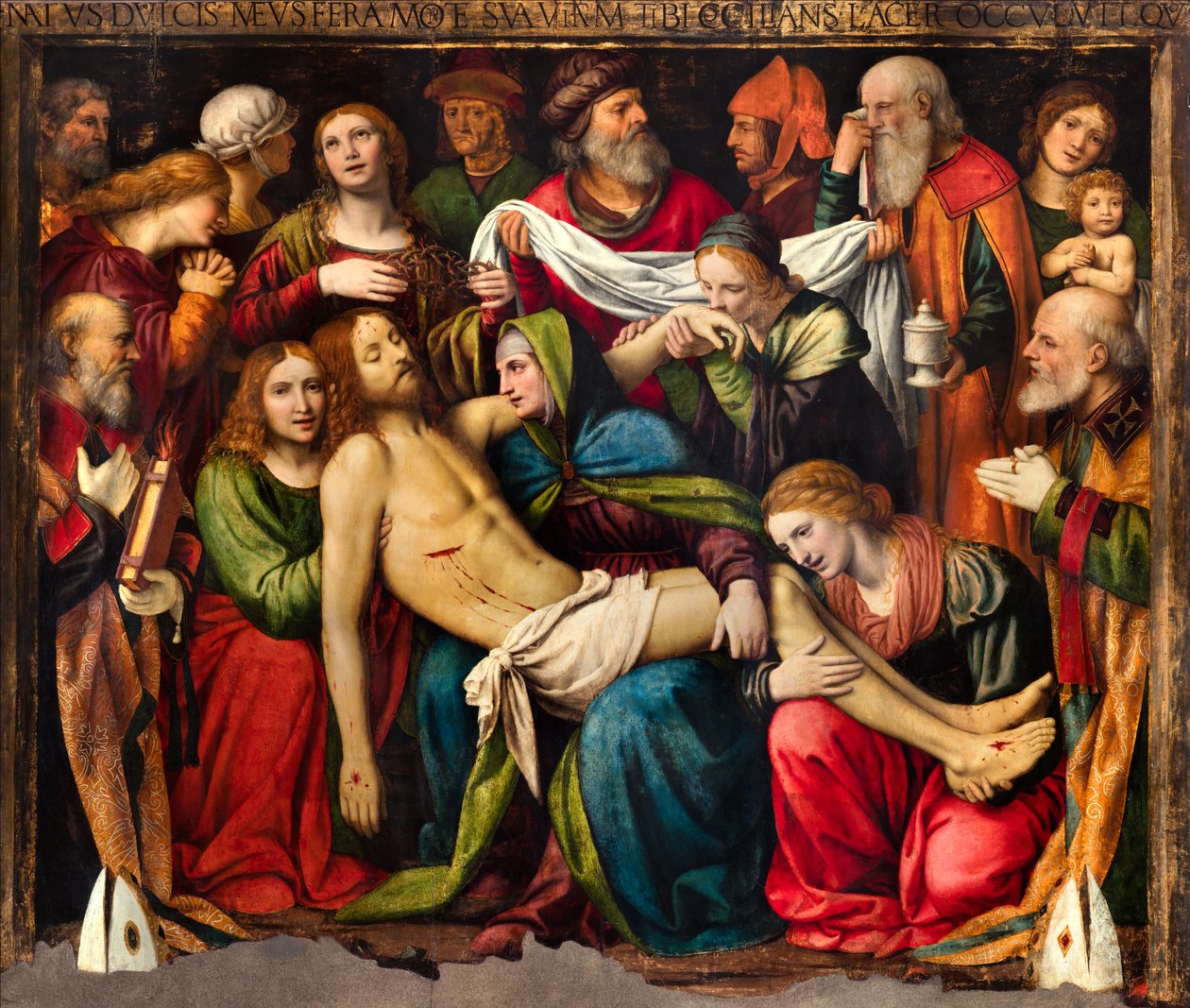 Milán, kostel San Giorgio al Palazzo, Bernardino Luini, hrob od Bernardino Luini