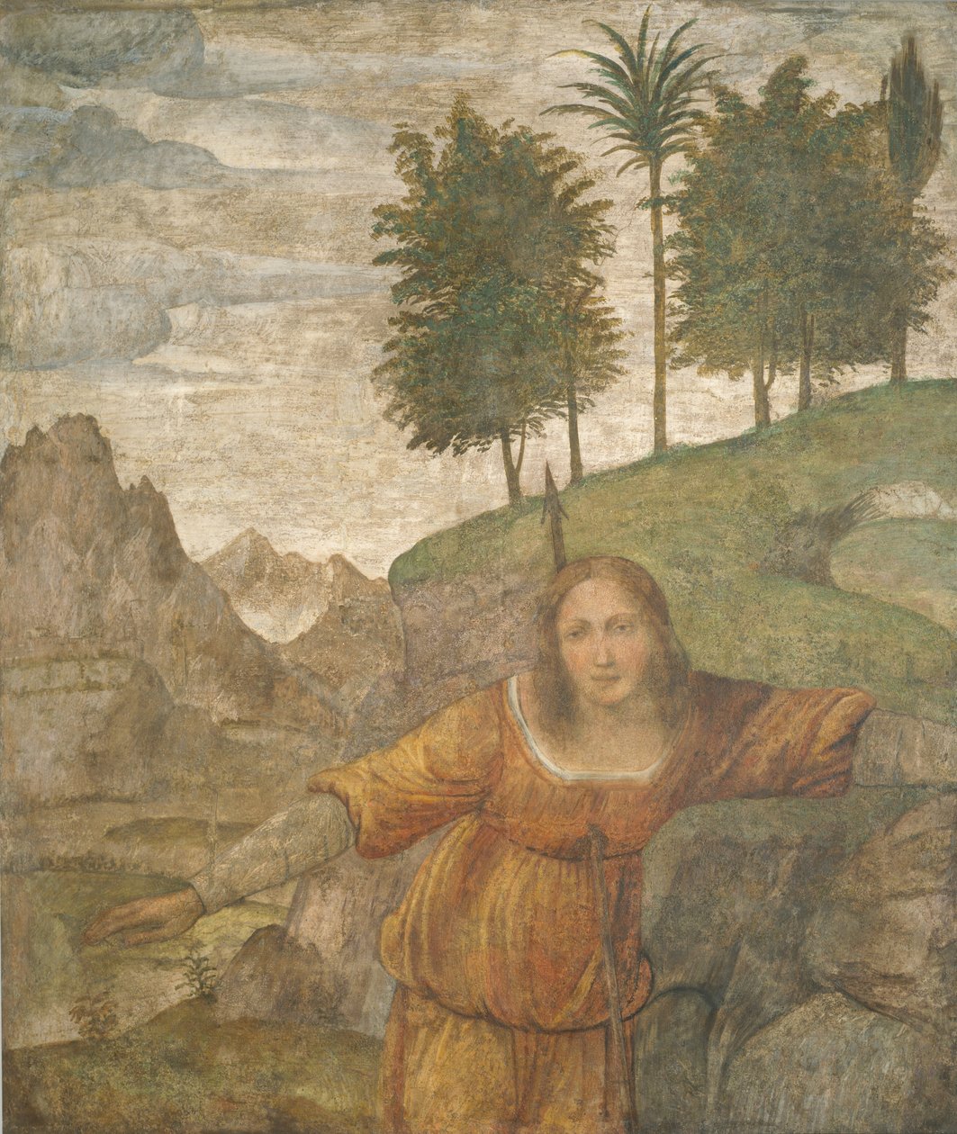 Prokris probodená oštěpem Kefala od Bernardino Luini